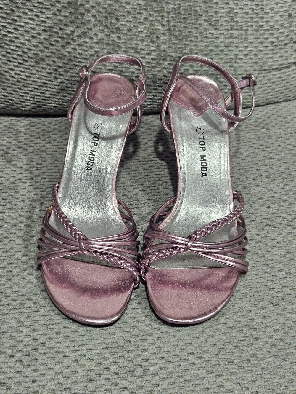 Metallic Pink Heels, 7